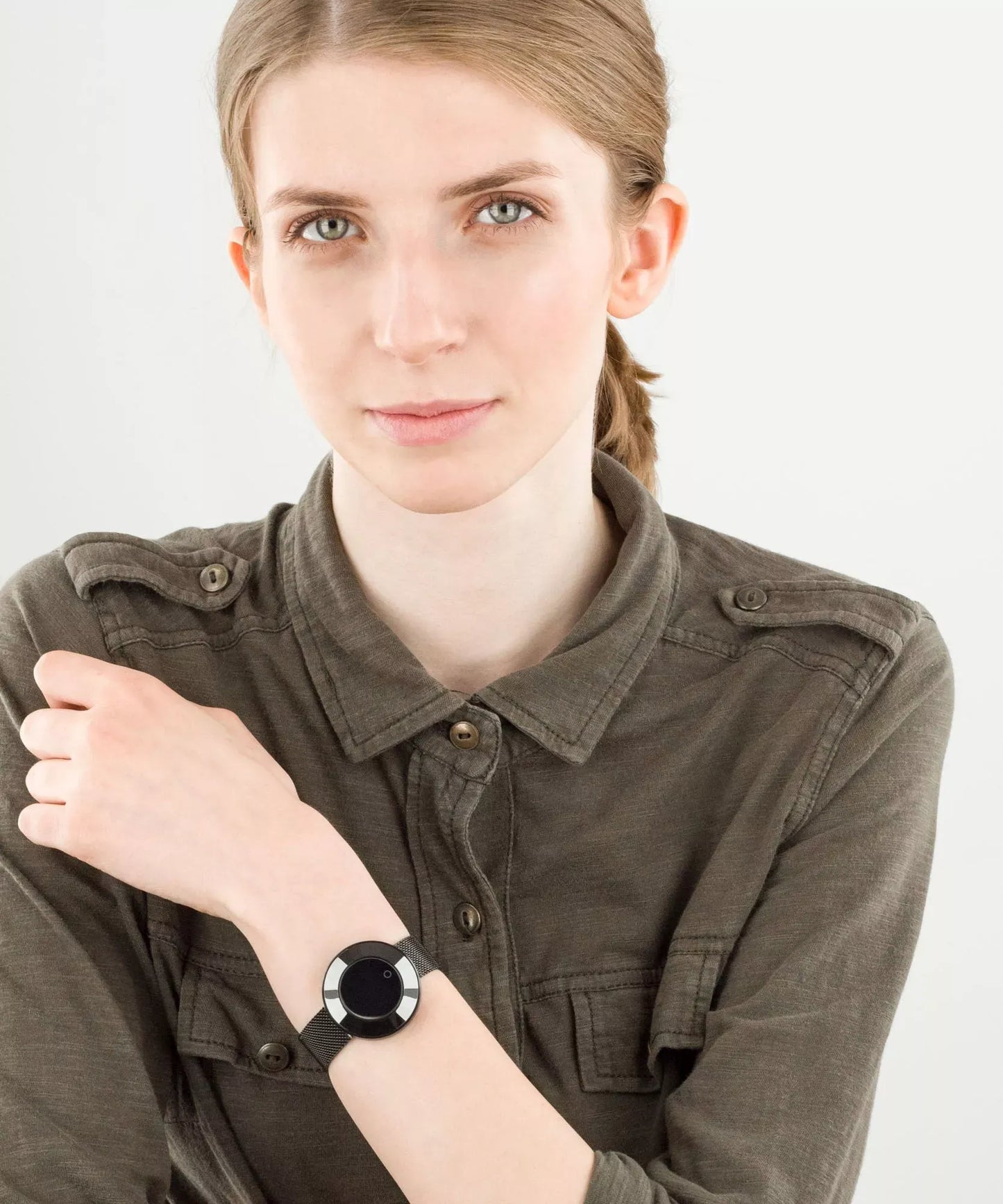 Ladies Smart Watch with Mesh Strap