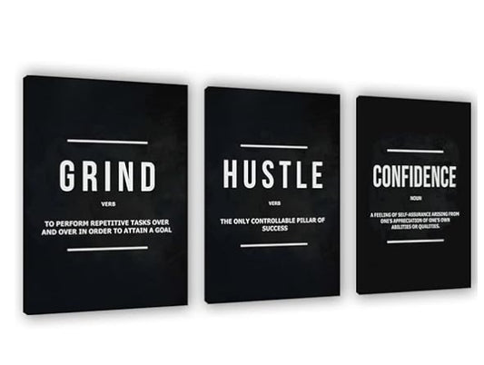 set of 3 Motivational sticky canvas frames for wall decore / sticky phototiles for office and home workplaceset of 3 Motivational sticky canvas frames for wall decore / sticky phototiles for office and home workplace